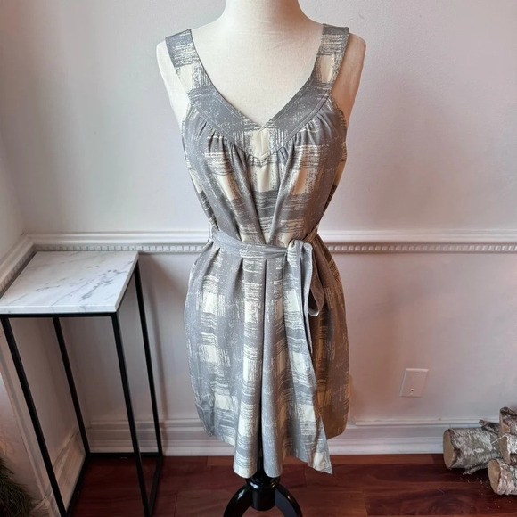 Marc by Marc Jacobs Silk Mini Dress with Belt and Pockets - Picture 1 of 7